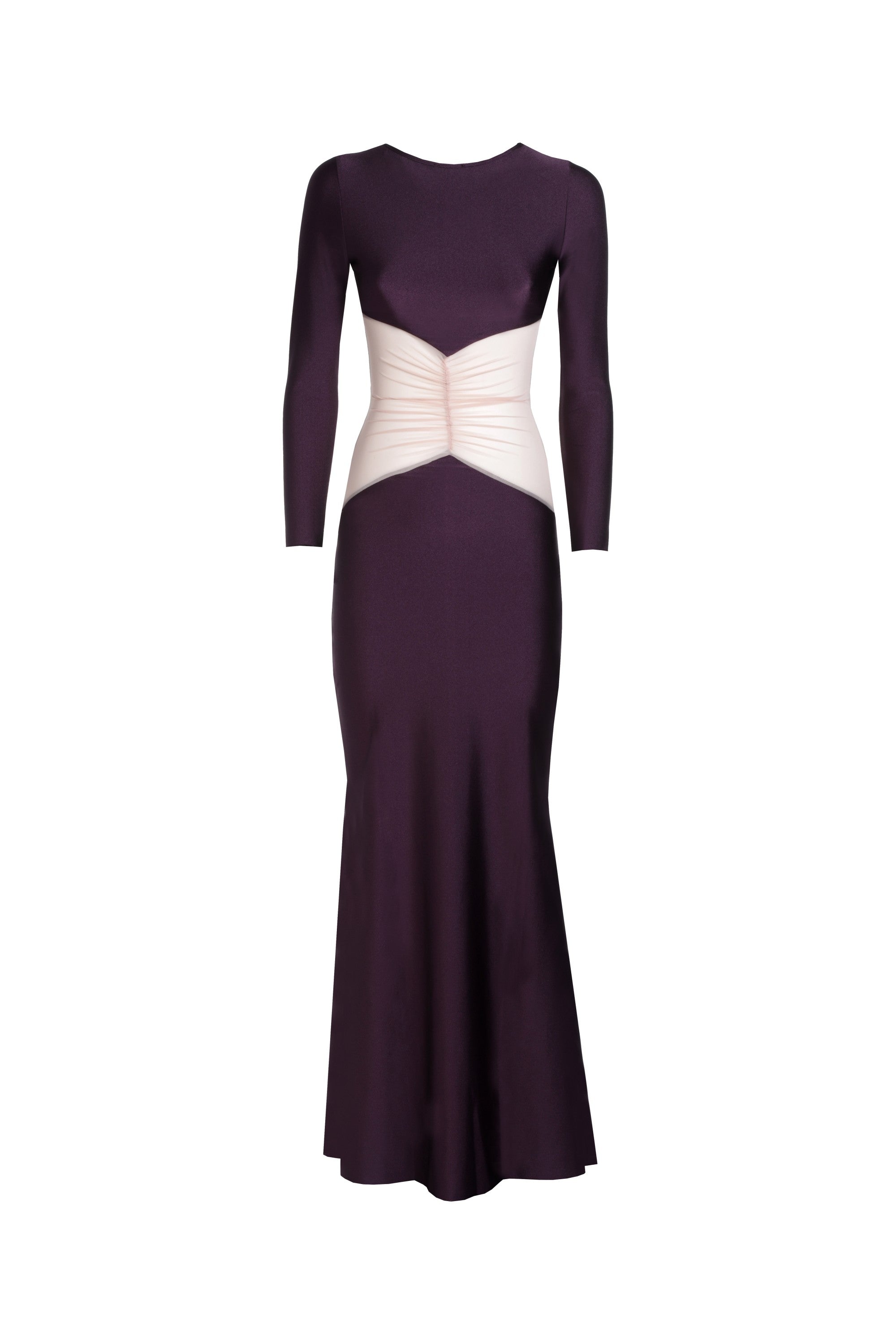 Abito Alma Viola Scuro