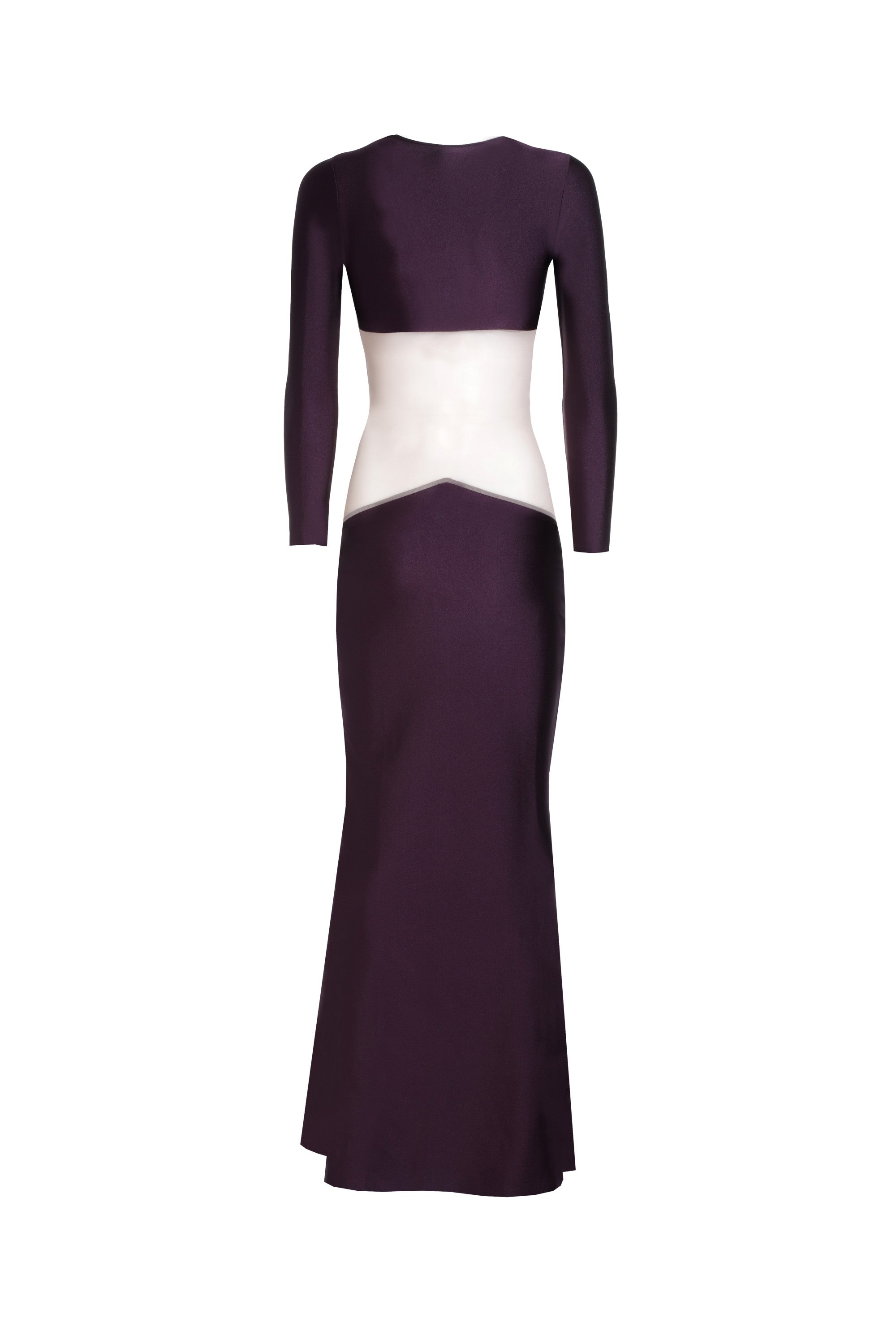 Abito Alma Viola Scuro
