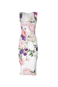 Abito Valentina Longuette Rose Bianco