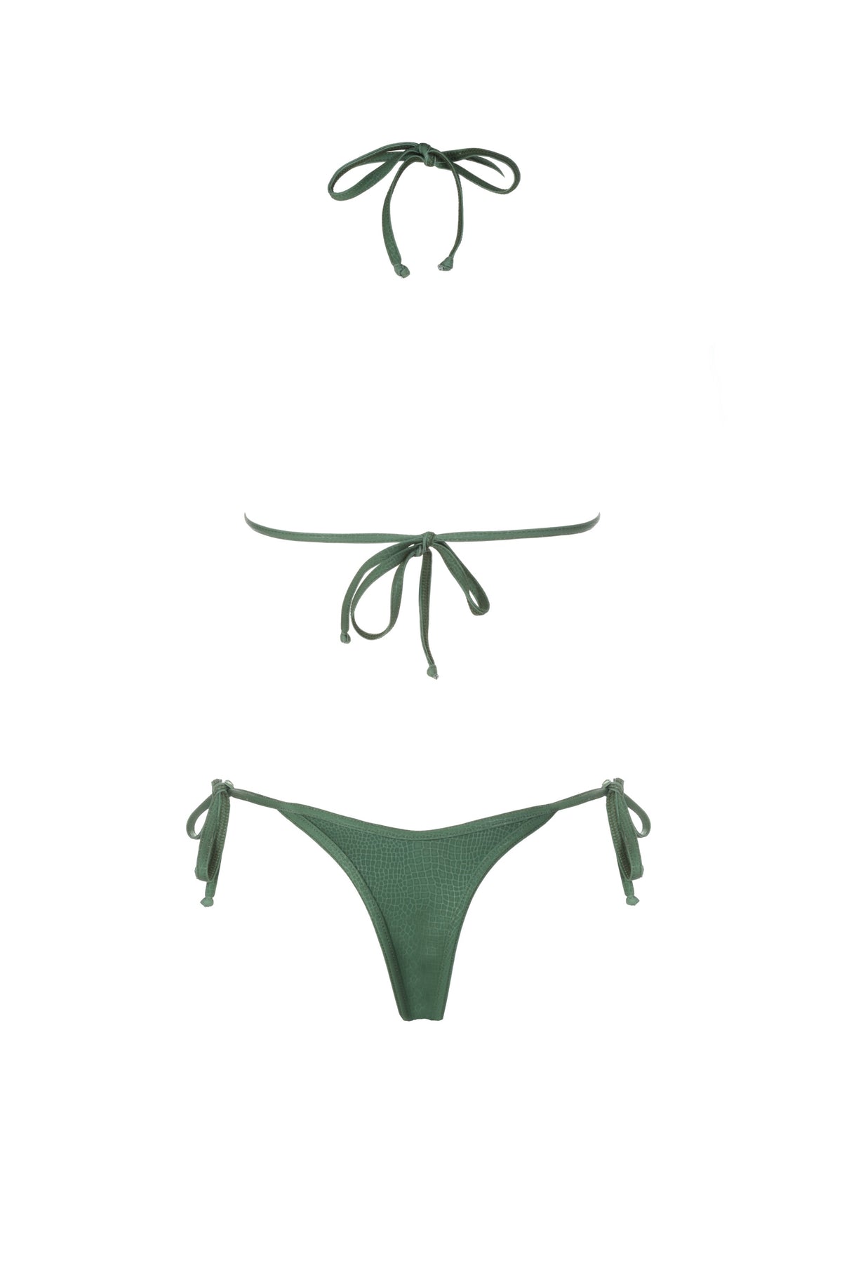 Bikini Cobra Verde Militare