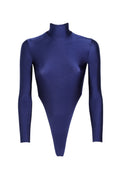 Body Baby Collo Alto Blu Navy