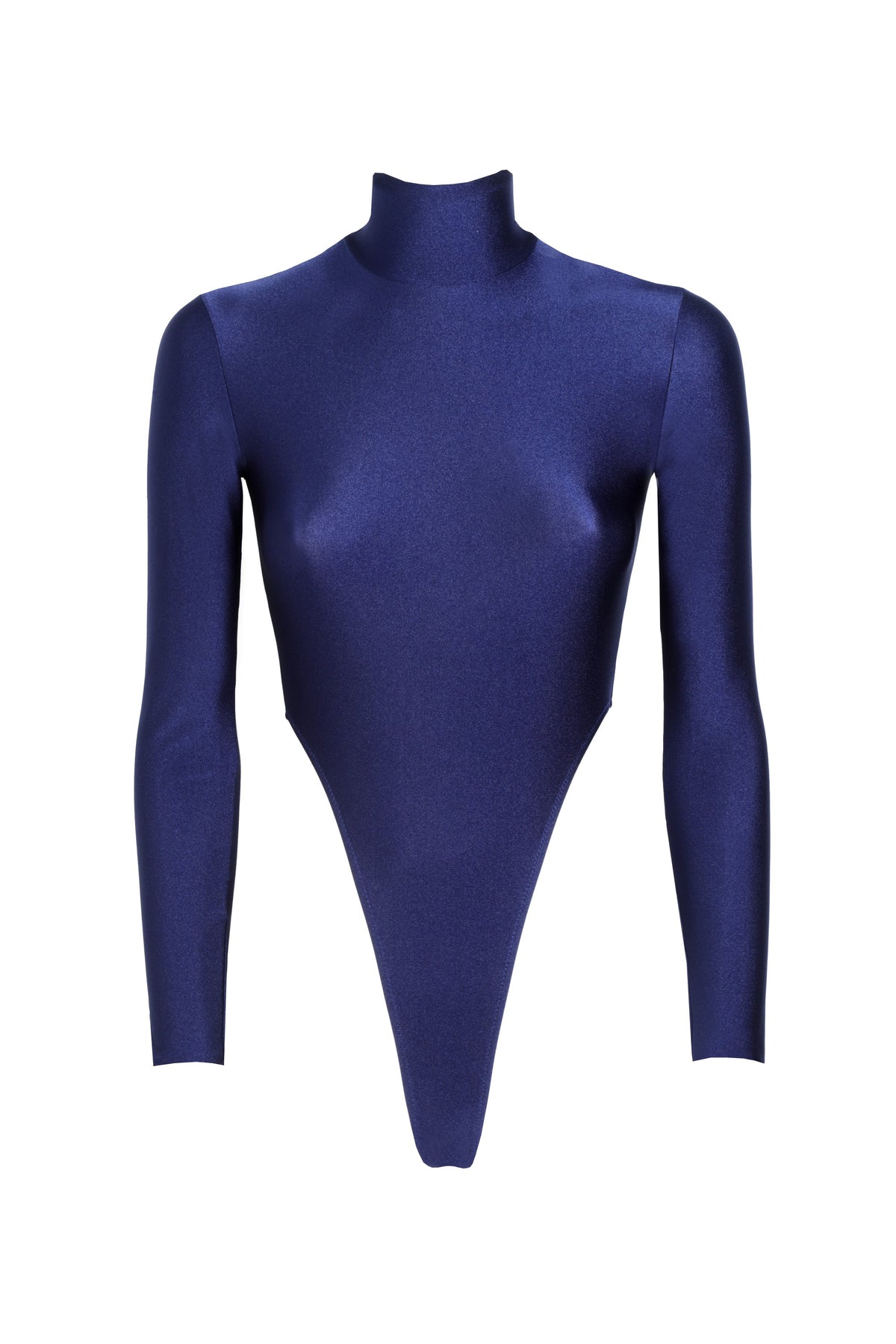 Body Baby Collo Alto Blu Navy