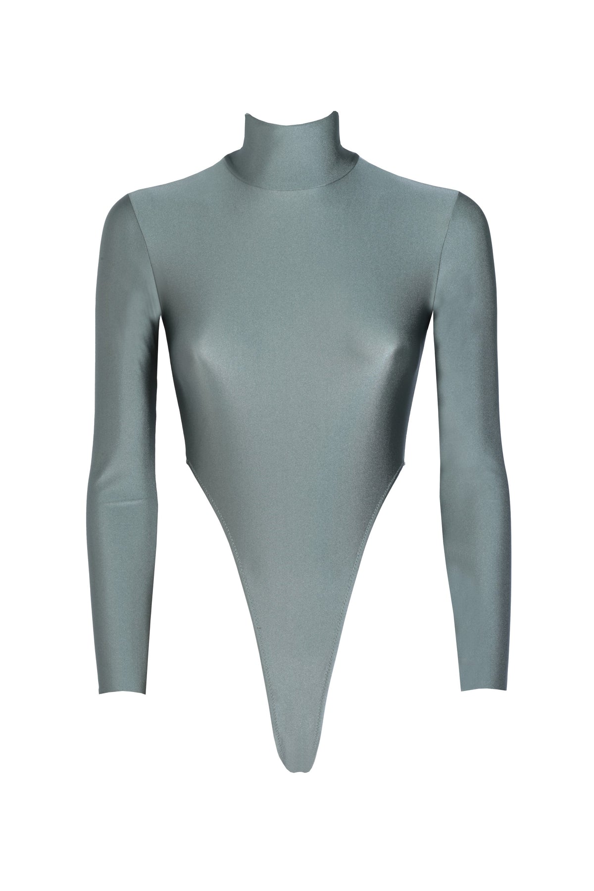 Body Baby Collo Alto Verde Militare