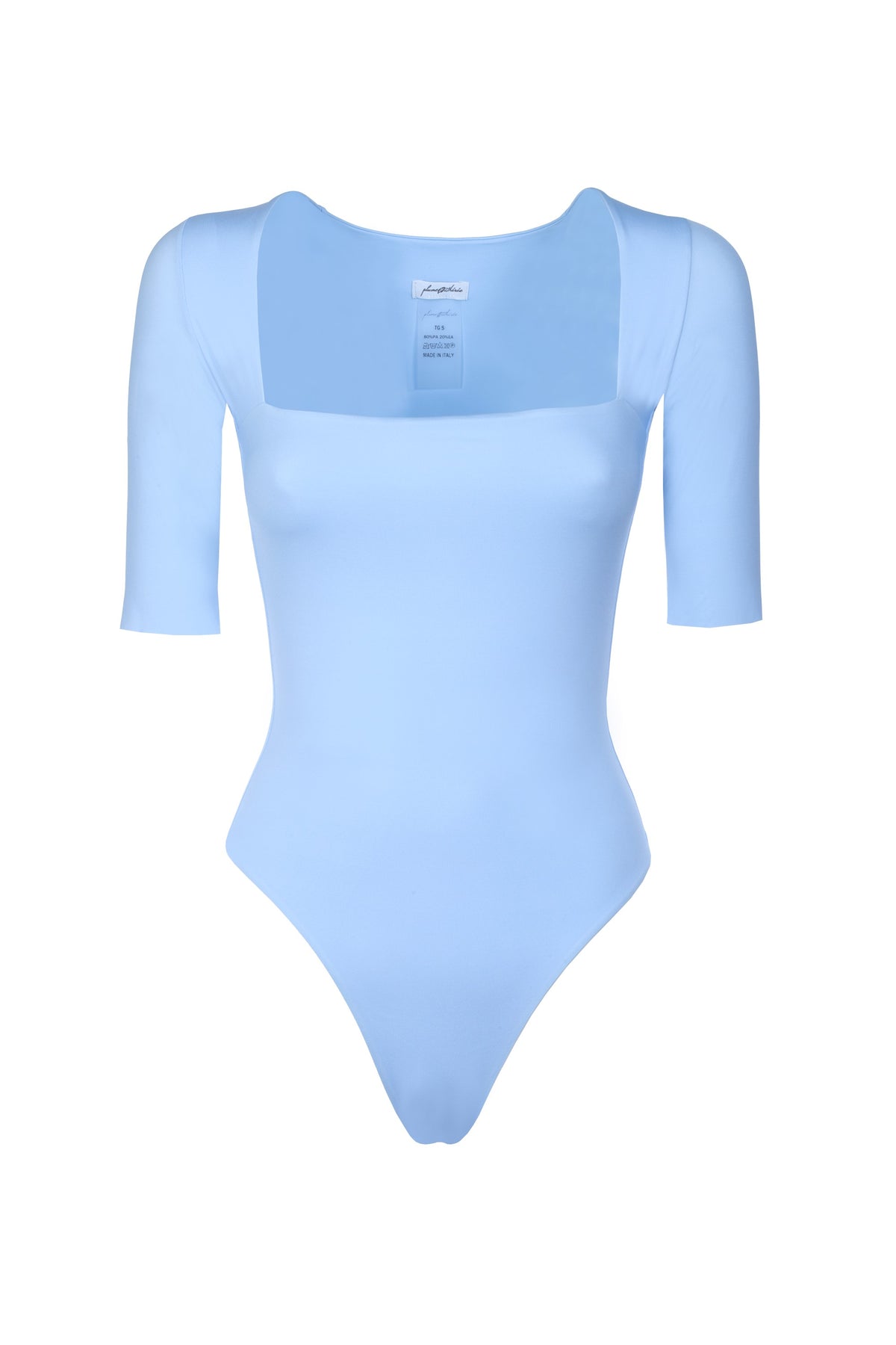 Body Valentina Mezza Manica Celeste