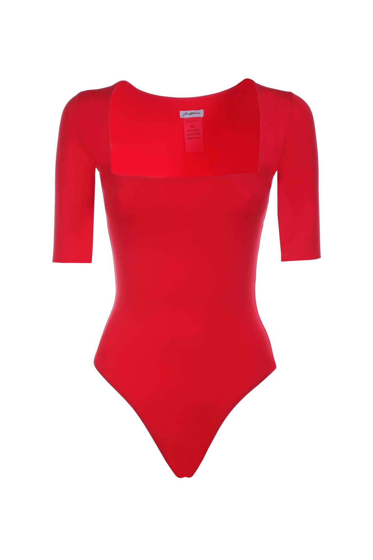 Body Valentina Mezza Manica Rosso