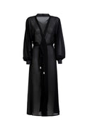 Kimono Lungo Vera Nero