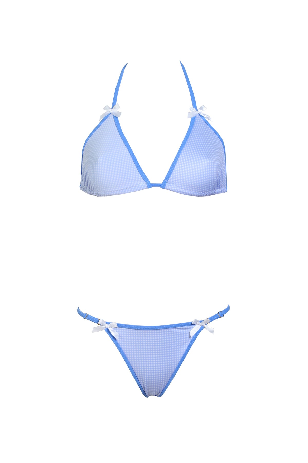 Bikini Doll Quadretti Celeste