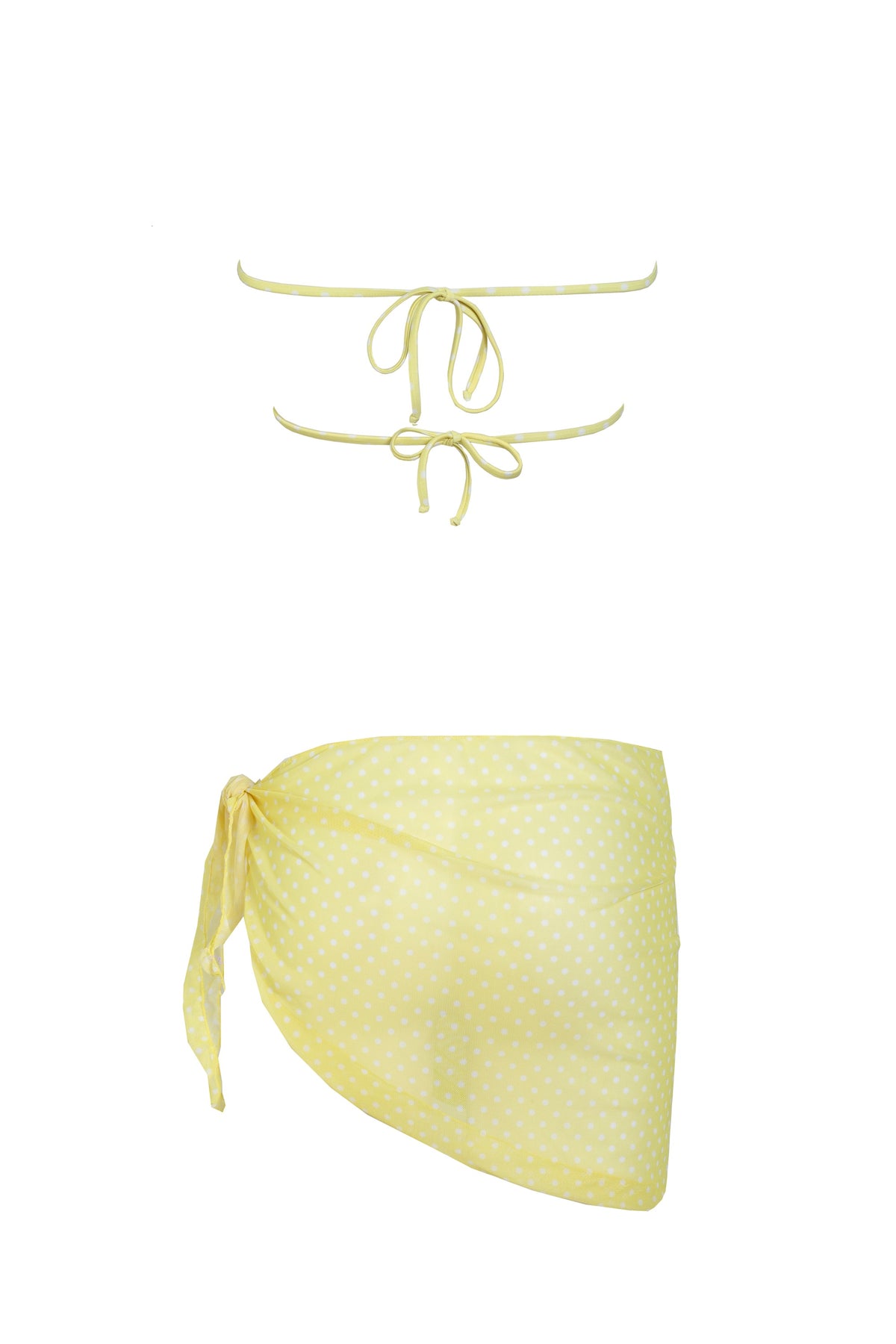 Coordinato Doll pois giallo
