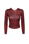 Maglia Corta Marta Maculato Rosso