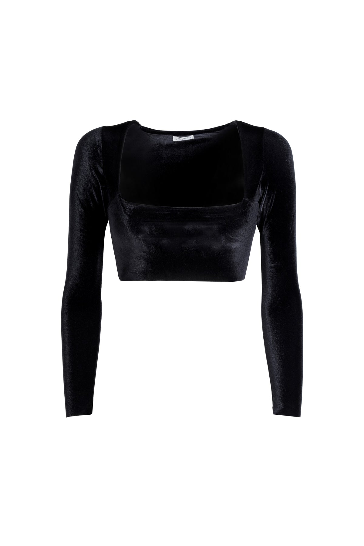 Maglia Valentina Corta Ciniglia Nero