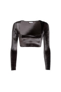 Maglia Valentina Corta Ciniglia Cioccolato