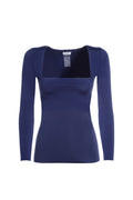 Maglia Lunga Valentina Blu Navy