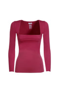 Maglia Lunga Valentina Bordeaux