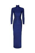 Abito Miriade Lungo Blu Navy