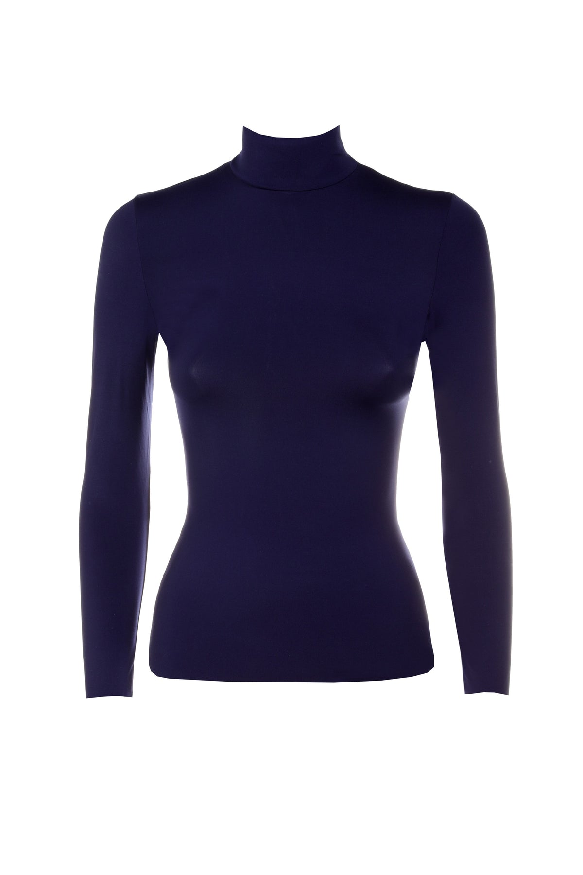Maglia Collo Alto Polly Blu Notte