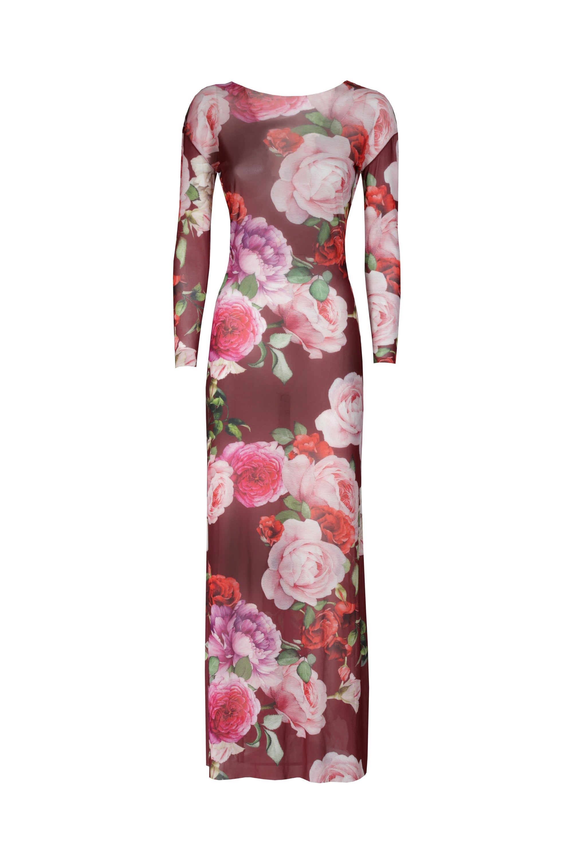 Abito Rose Bordeaux
