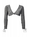 Top Jasmine Argento-Nero