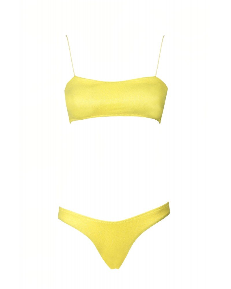 Bikini Kim New Glitter Giallo