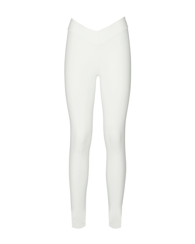 Leggings V Bianco