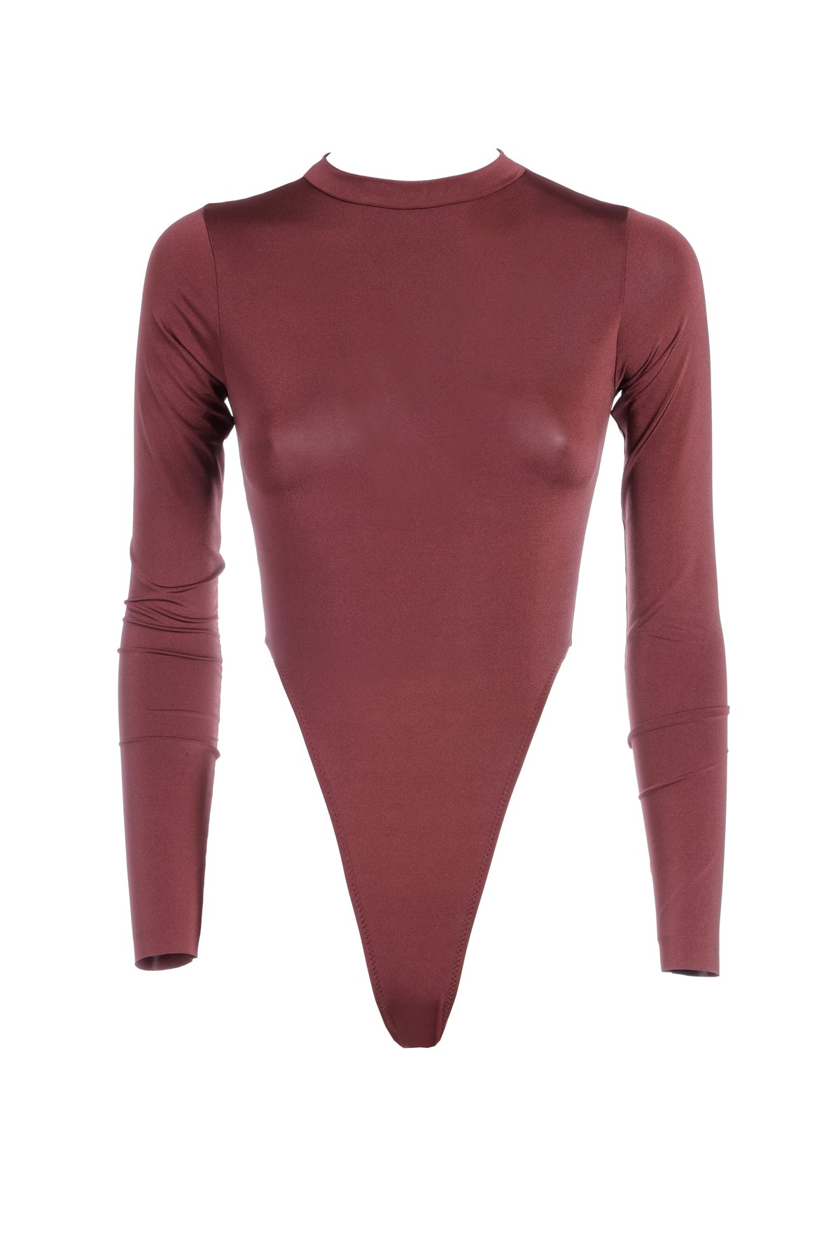 Body Baby Lycra Cioccolato Manica Lunga