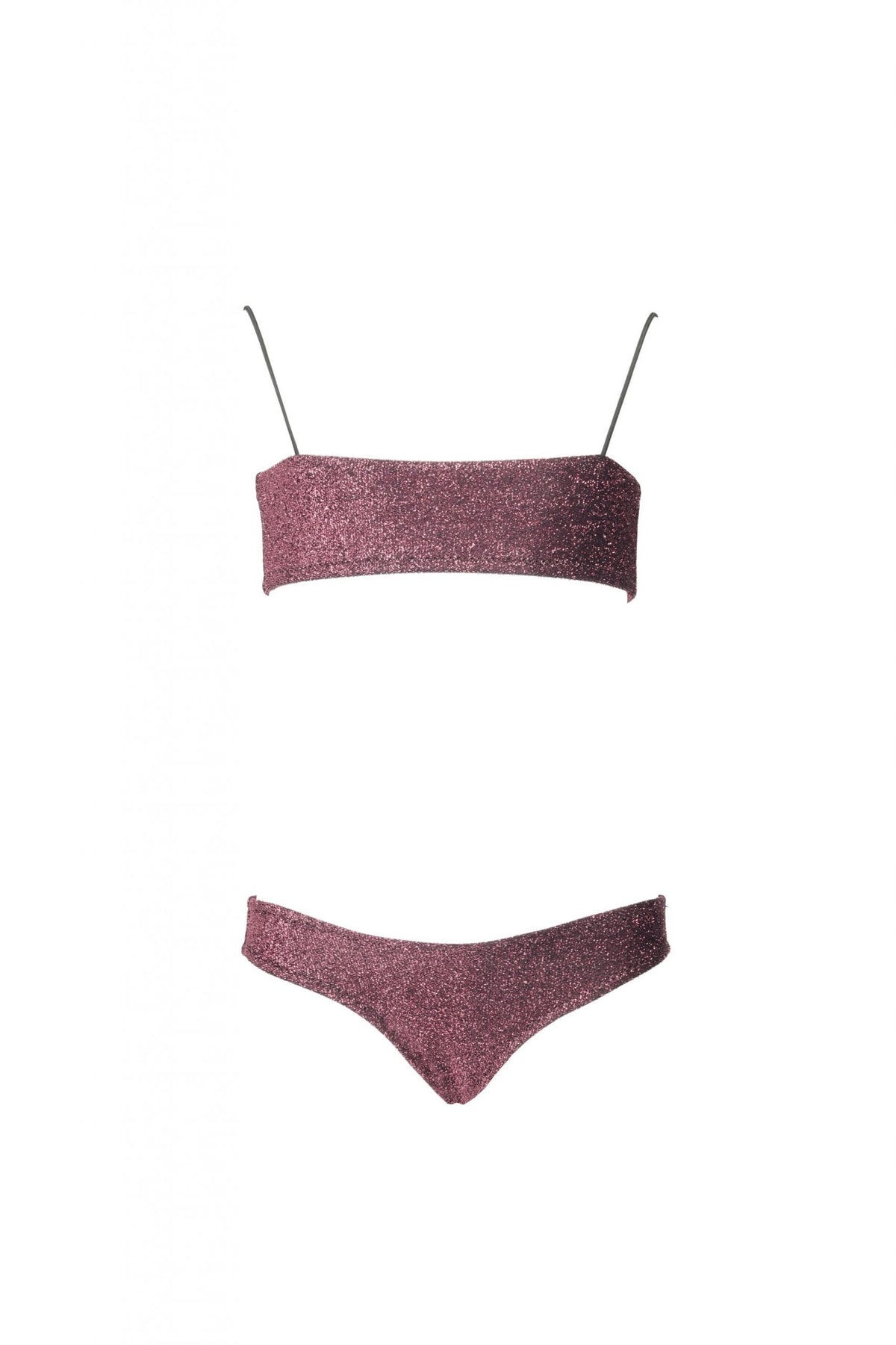 Bikini Kim Glitter Rosa-Nero (YOUNG)