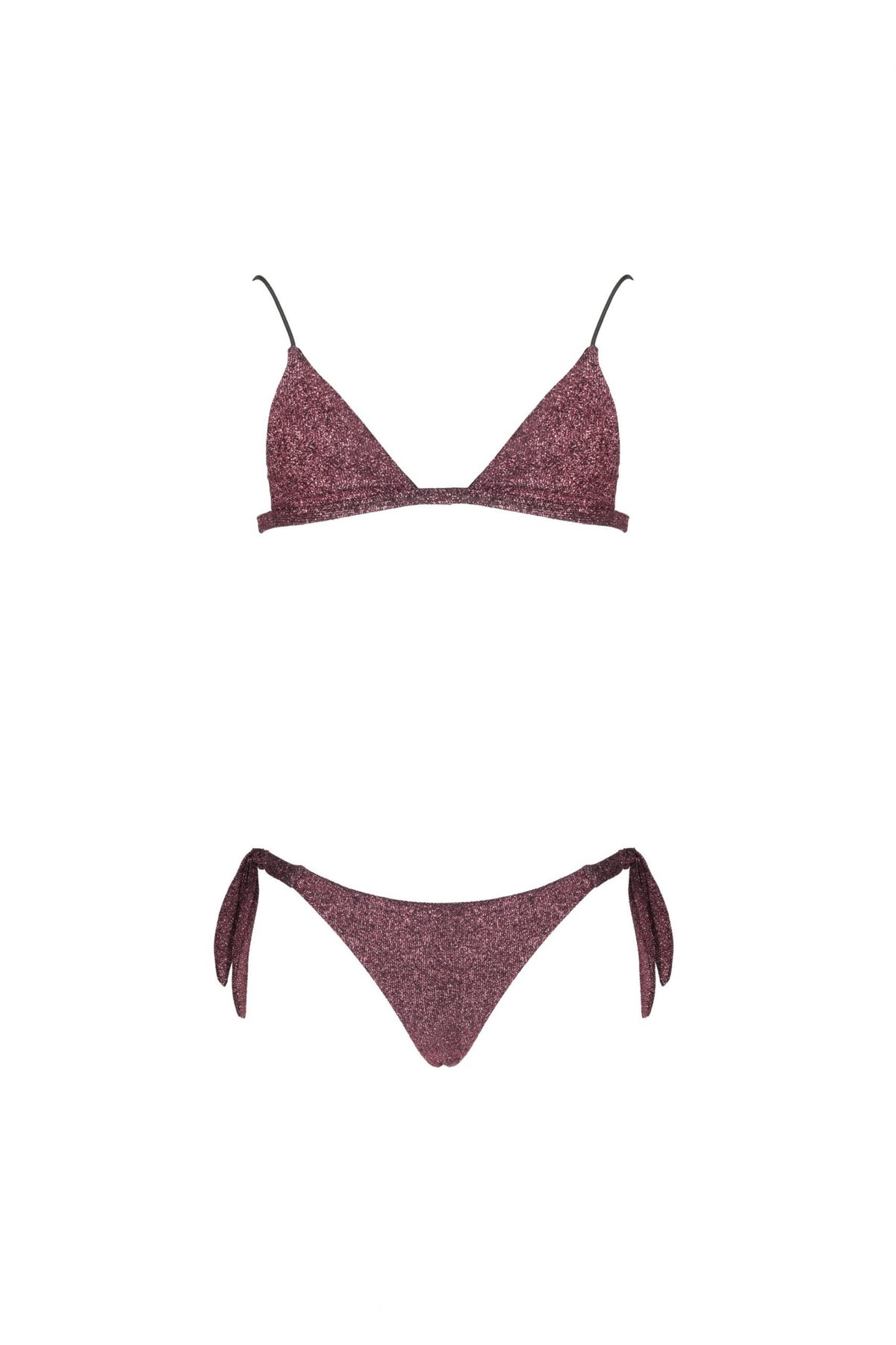 Triangolo Kim Glitter Rosa-Nero (YOUNG)