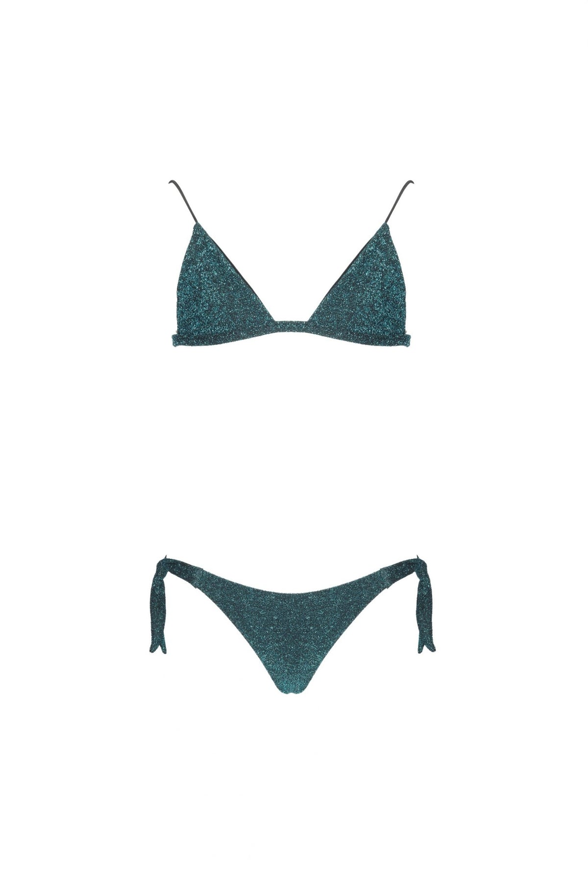 Triangolo Kim Glitter Turchese-Nero (YOUNG)