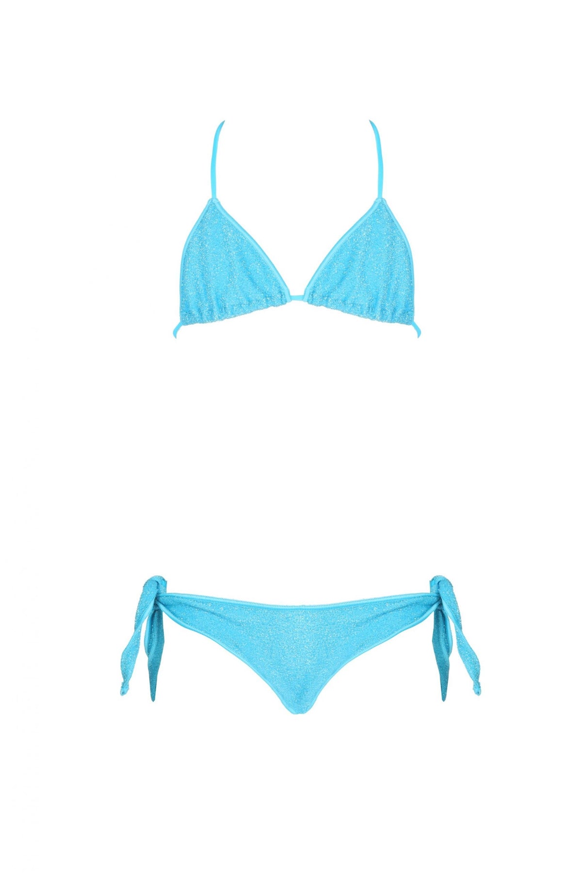 Triangolo Kendall Glitter Turchese (YOUNG)