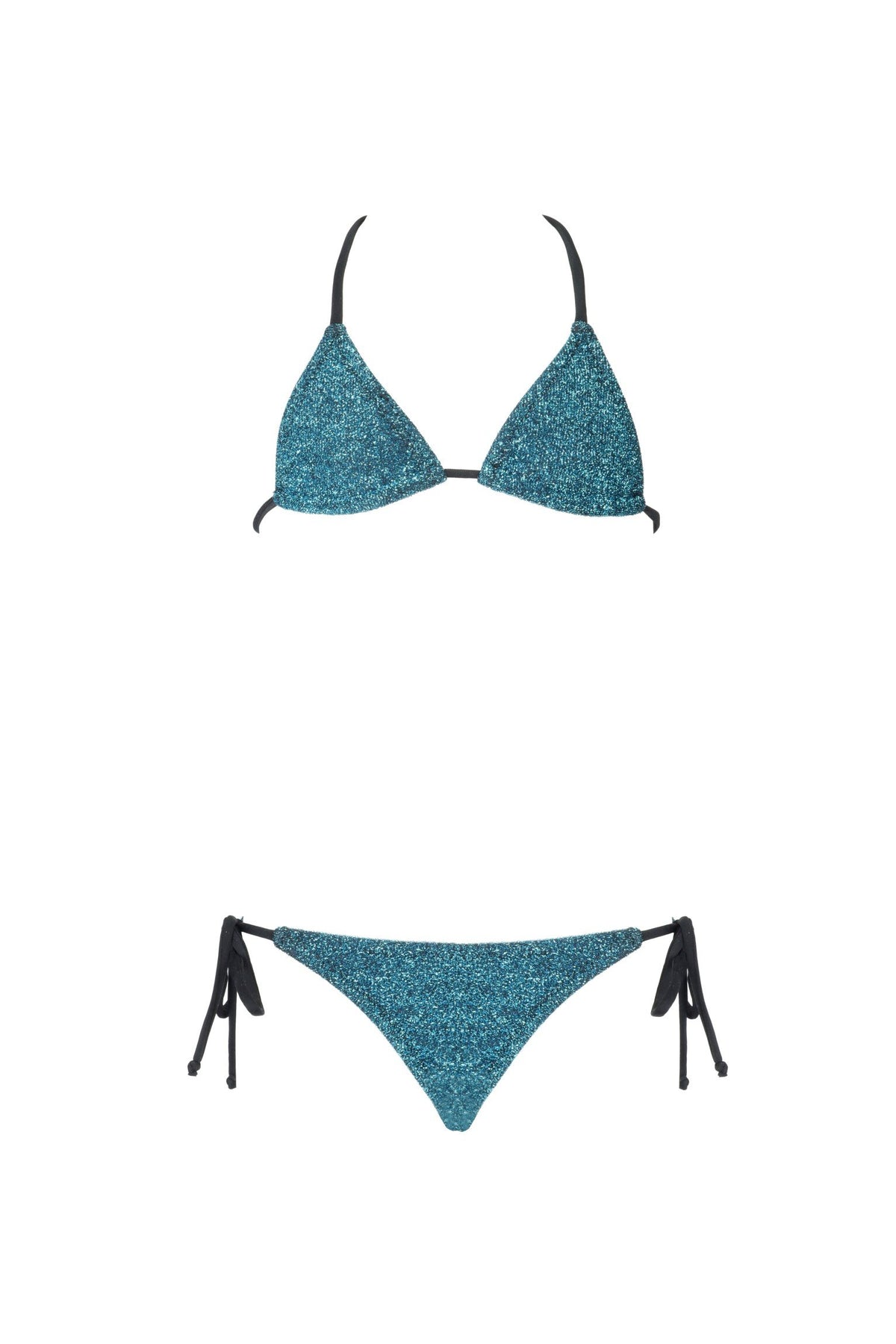 Elettra Glitter Turchese-Nero (YOUNG)