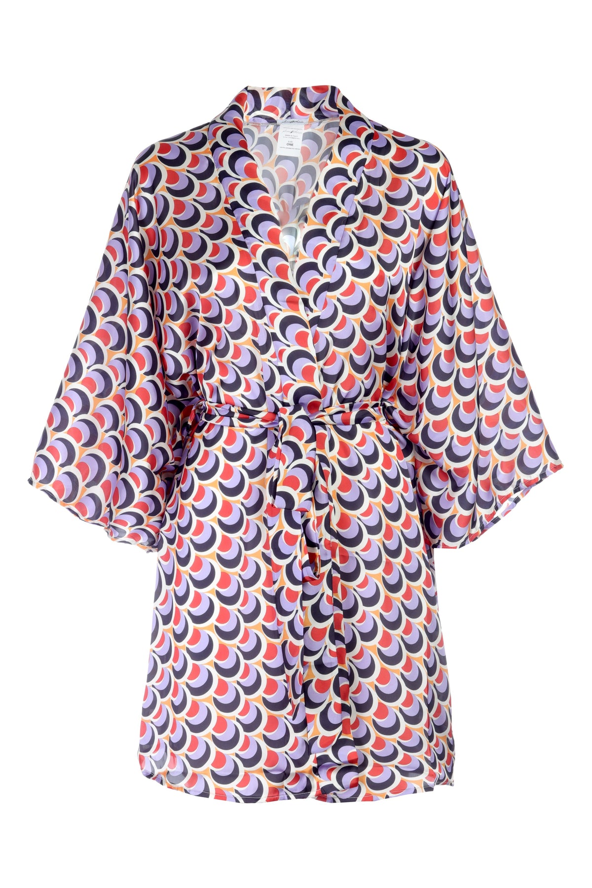 Kimono Corto Bolle Lavanda