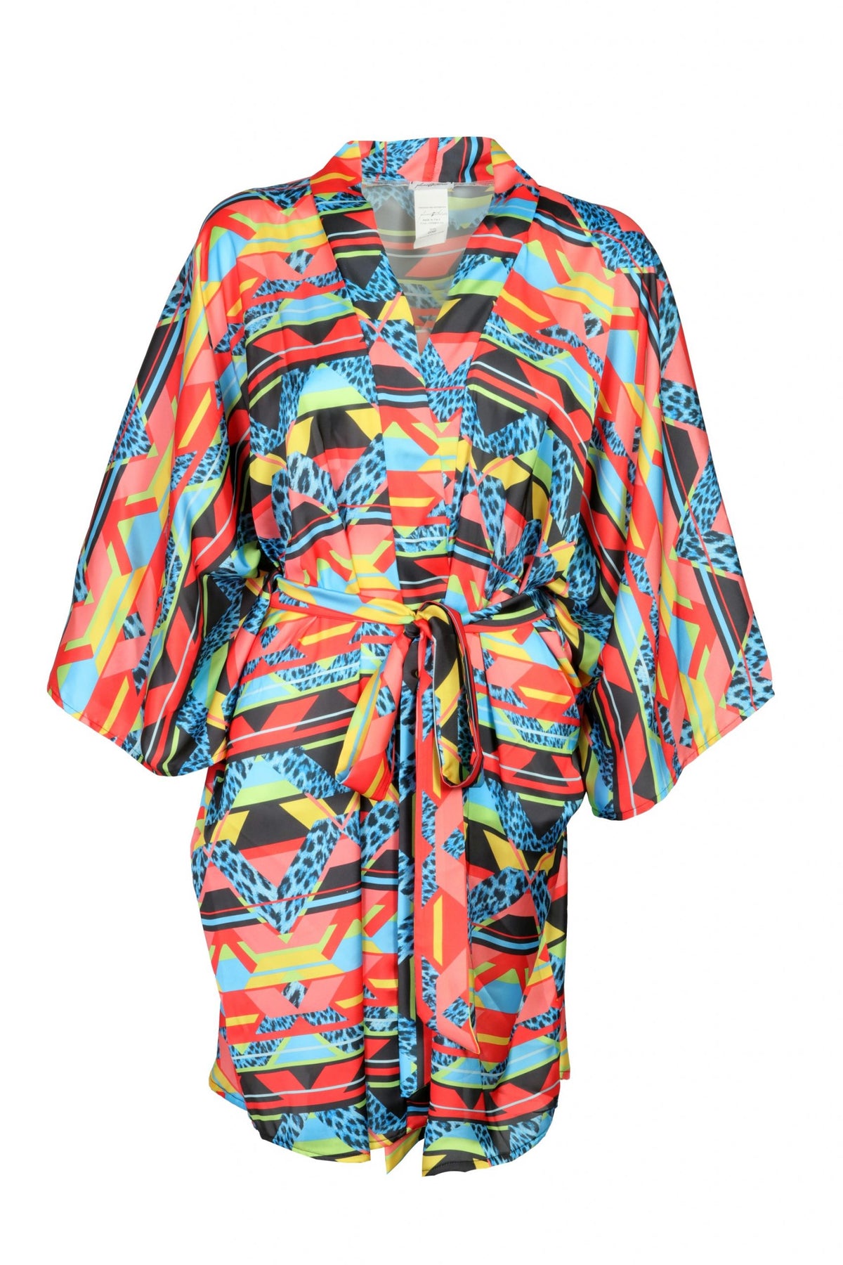 Kimono Corto Geometrico Graffiti