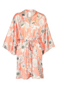 Kimono Corto Peonia Salmone