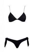 Triangolo Kim Glitter Nero