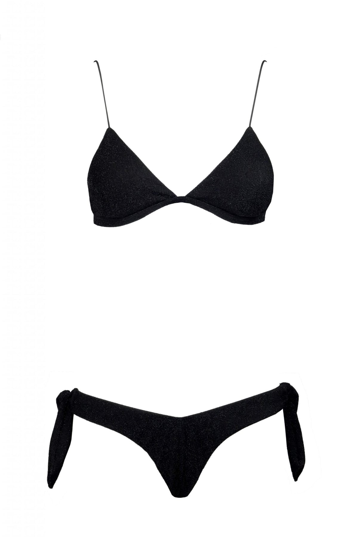 Triangolo Kim Glitter Nero