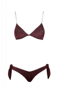 Triangolo Kim Glitter Rosa/Nero