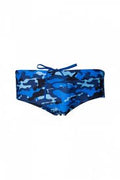SLIP MEDIO MIMETICO BLU
