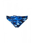 SLIP TAGLIO MIMETICO BLU