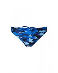 SLIP TAGLIO MIMETICO BLU