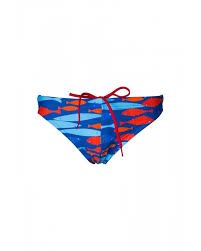 SLIP TAGLIO PESCI BLU
